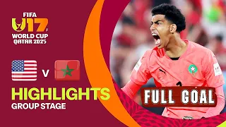 USA Vs Morocco 1 1 PEN 4 5 Resumen Y Goles COMPLETO U 17 World Cup Qatar 2025 HD 