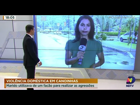 Violência doméstica em Canoinhas: marido utilizava de um facão para realizar as agressões
