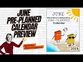 2025 June Pre Planned Calendar Walk Through