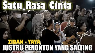 penonton yang salting satu rasa cinta arief live ngamen zidan yaya