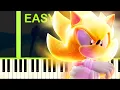 UNDEFEATABLE | SONIC FRONTIERS - EASY Piano Tutorial