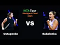 Jelena Ostapenko vs Aryna Sabalenka Stuttgart Final 2025 WTA Highlights