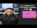 Python Course Part 3 Functions Iterators Recursion Callback OOPs File Handling in
