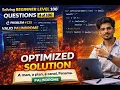 LeetCode 125 Valid Palindrome Optimized Java Solution Beginner Series