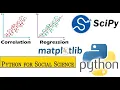 Correlation and Regression Analysis using Machine Learning in Python