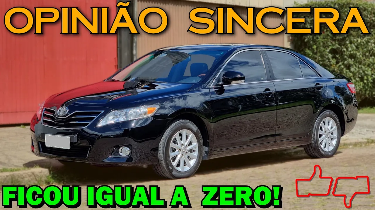 Toyota Camry 2011 - Cuidados para deixar seu CARRO com cara de NOVO! Polimento, vitrificação e mais