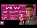Row level locking in MYSQL MySQL Tutorial For Beginners