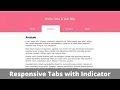 Create Responsive Tabs Layout using HTML CSS JavaScript
