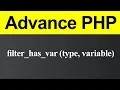 filter has var Function in PHP Hindi