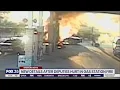 New shows fire erupting during a Wawa arrest