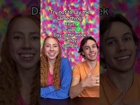 Bro VS Sis Try Not to Say the Same Thing!