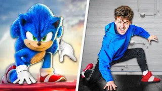 Download Sonic The Hedgehog Stunts In Real Life! - Challenge MP3