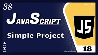 JavaScript Project using DOM API methods - 18 JavaScript Tutorial for Beginners