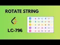 Rotate String Leetcode 796 Java Hindi Daily Leetcode O n Solution