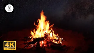 Campfire Rain At Night Nature For Sleep Insomnia SPA Relaxing Rain 