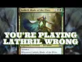 YOU RE PLAYING LATHTIL WRONG Lathril Blade Of Elves Full Deck Tech
