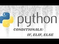 How Conditions If Elif Else work in Python Python Tutorials for Beginners Code with Efe