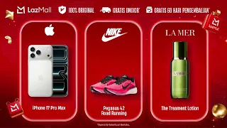 Ada deals buat Brand Kesayanganmu! Cek LazMall Sekarang, 100% Original & Gratis Ongkir!