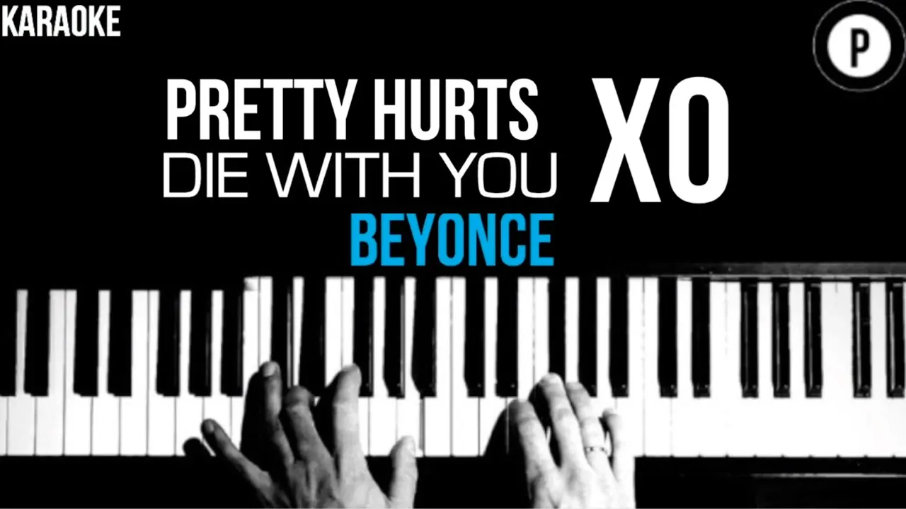 Best SONG of BEYONCE for KARAOKE versions in PIANO (Lower KEY)