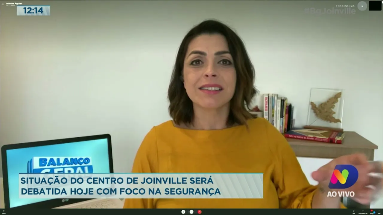 Situação do centro de Joinville será debatida hoje com foco na segurança