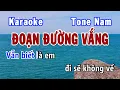 Download Lagu Đoạn Đường Vắng Karaoke Tone Nam | Karaoke Hiền Phương