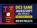 Dice Roll Game 32-Dice-Roll-Game Free Source Code Web Dev Projects