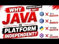 Why Java is Platform Independent Java Interview Series Part 1 dsaPathshala