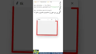 Set the background colour of a tkinter window