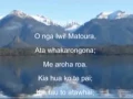 NZ Anthem with scrolling