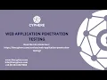 WEB APPLICATION PENETRATION TESTING Introduction and Benefits