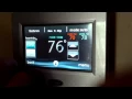 How to Program a Carrier Infinity System Control Touch Thermostat AC Cool Inc