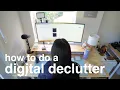 Watch me declutter my entire digital space Macbook iPhone iPad storage
