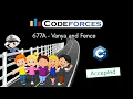 Codeforces 677A - Vanya and Fence Detailed C Solution TheCoDeveloper