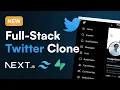 Full Stack Twitter Clone using NextJs 13 app router Tailwind CSS Supabase Drizzle ORM