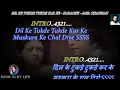 Dil Ke Tukde Tukde Kar Ke Karaoke Scrolling Lyrics Eng  \u0026 हिंदी
