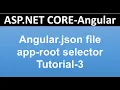 Basics about angular Json file What is app-root What is the starting point of angular app