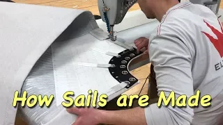 How Sails are Made – A visit to the Elvstrom Sails Loft