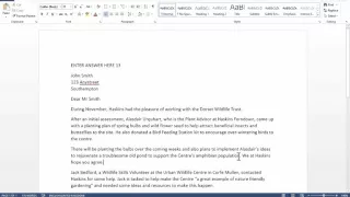 19 Start a new paragraph by splitting text