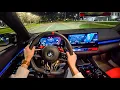 2025 BMW M5 - POV Night Drive Binaural