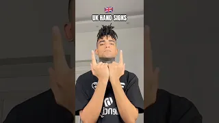 UK VS US GANG SIGNS