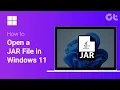 How to Open a JAR File on Windows 11 Explore JAR Files Java JRE Guiding Tech
