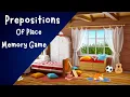 Prepositions Of Place Memory Game ESL Game 4K