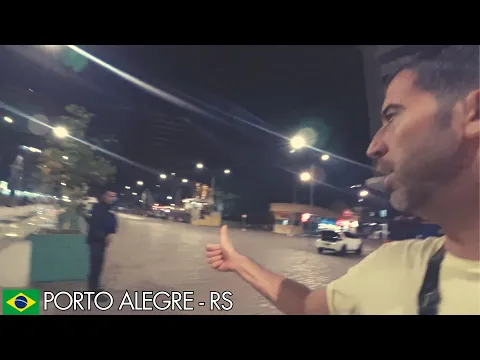 Download MP3 Wandering the streets of Porto Alegre at Night | Rio Grande do Sul 🇧🇷