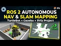 ROS 2 TurtleBot Autonomous Navigation SLAM Mapping Obstacle Avoidance in Gazebo