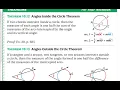 Mr Lacine s Honors Geometry 10 5 Other relationships in circles
