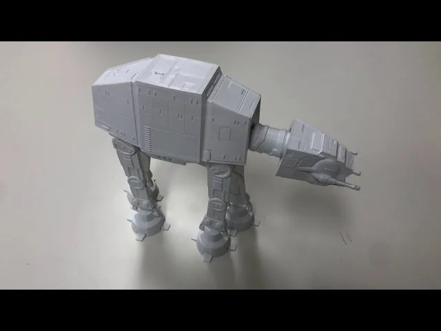Print-in-place Articulated STARWARS AT-AT Ver2.0 video thumbnail