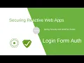 Tutorial on Spring Security WebFlux Form Based Authentication