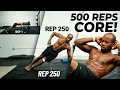 Full follow along 500 reps core training for sprinters