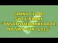 Ubuntu Cannot load SWT library UnsatisfiedLinkError no swt-gtk-4233