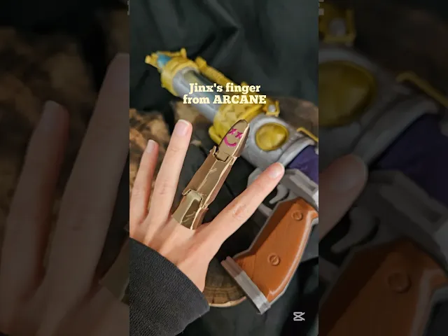 Jinx finger from Arcane video thumbnail